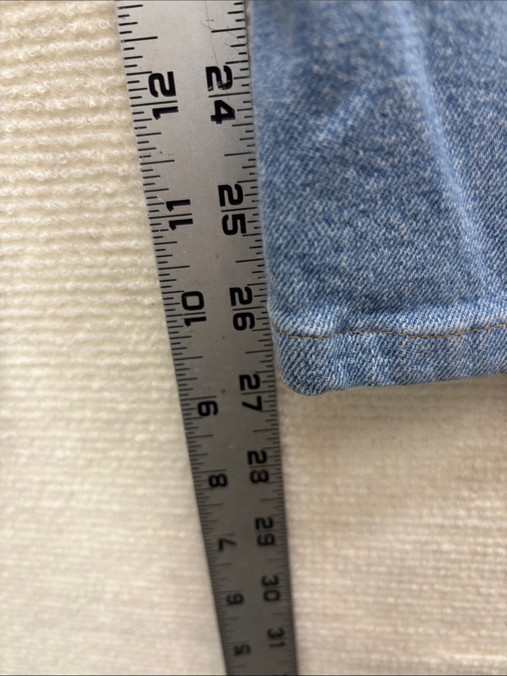 Madewell Classic the perfect vintage straight jean Blue Jeans 26 - Picture 3 of 7